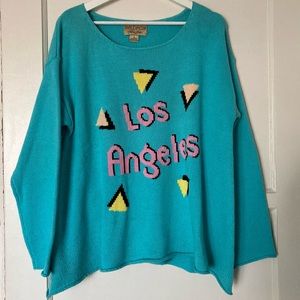 Wildfox 80s Barbie “Los Angeles” Sweater